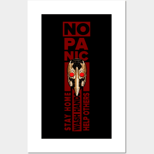 No panic plague doctor gas mask | Coronavirus Posters and Art